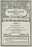 Radio City Playbill Photo